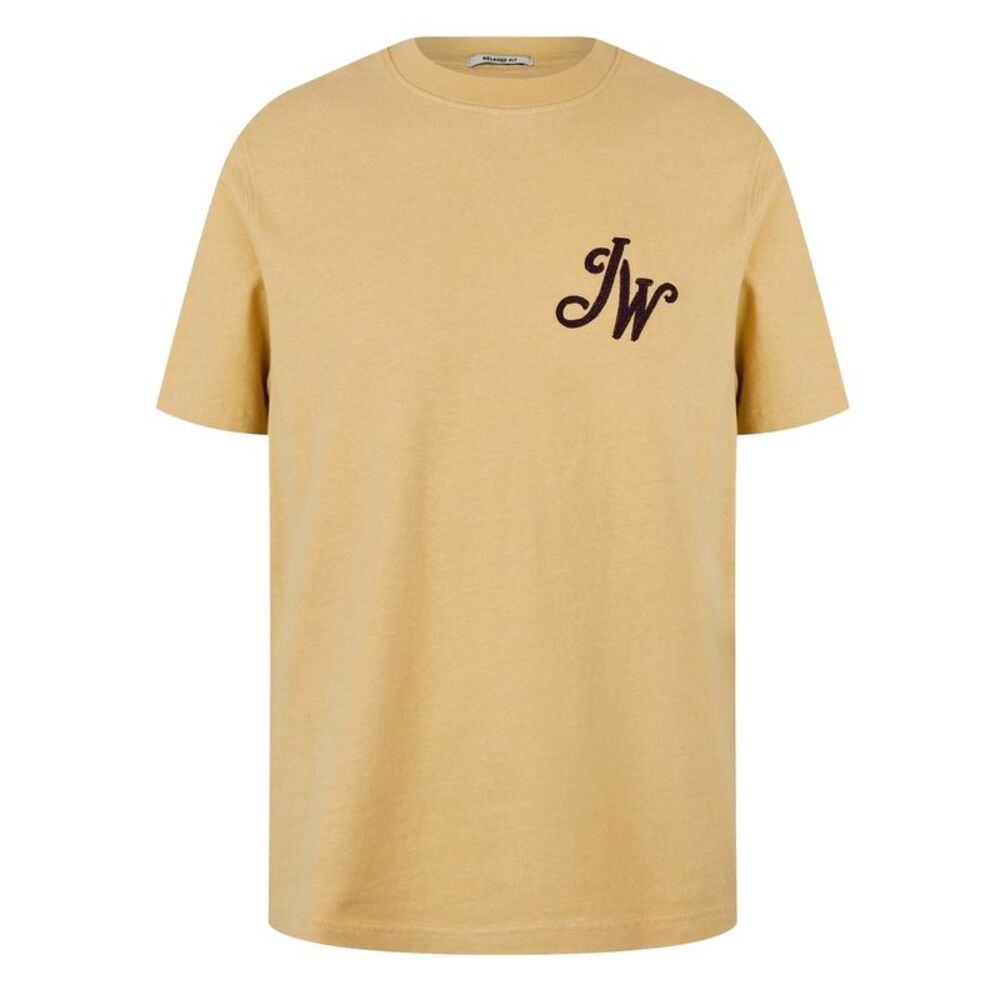 Jack Wills Mens Script T-Shirt / Muted Yellow